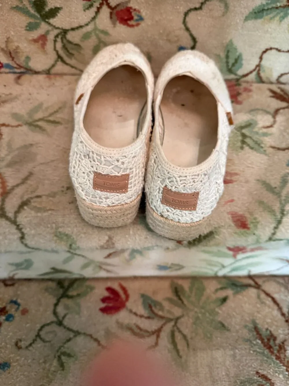 White Espradrille-Tom's-Size 9